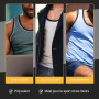Lot de 5 mt® finement côtelés Débardeur Melange couleurs – Le maillot de corps poitrine Chemise en pack de 5 couleurs