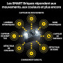 LEGO Star Wars 75425 Smart Play : la Cantina de Mos Eisley - Set Compatible - Jouet Interactif - 3 Smart Tags & 2 Minifigurines