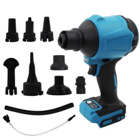 Souffleur à moteur haute vitesse 447 MPH sans balais - Compatible avec batterie Makita 18V pour garage, atelier, nettoyage de ma