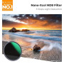 K&F CONCEPT Filtre ND8 82mm 3 Stops Densité Neutre Nano-X | HD,Nano-revêtement de 28 Couches,Étanche,Verre optique,Résistant à l