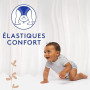 Lotus Baby Douceur & Confort - Couches Bébé Taille 1 (2-5 Kg/Nouveau-né) | Pack 1 Mois - 80 Couches - Doux & Respirant - 0% Loti