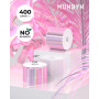 MUNBYN 400 Étiquette Thermique Circulaire au Laser, Etiquette Autocollante Ronde 51mm×51mm, Shipping Label Résistant aux rayures