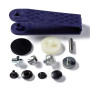 Prym 390339 Bouton pression sans couture Anorak Laiton bruni 12 mm