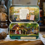 Cuteefun Maison de Poupée pour Débutants, Boîte De Fer DIY Théâtre Kit | Maison Miniature a Construire, Cadeau de Bricolage Arti