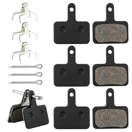 4 Paires Plaquettes de Frein Vélo pour Shimano Deore B01S B03S MT200 MT400 MT500, Plaquette de Frein VTT Faible Bruit Haute Perf