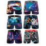 FREEGUN Lot de 6 Boxers Microfibre Homme