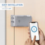 Nivian Verrou invisible intelligent, Serrure électronique WiFi avec application mobile et télécommandes, double moteur anti-vand
