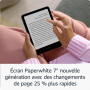 Le dernier Kindle Paperwhite (version 2024) 16 GB sans publicité, une housse en tissu Amazon et un adaptateur secteur Amazon Pow