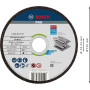 Bosch 10x Disque Aggloméré PRO Inox/Métal LongLife 22,23mm | pour Acier, Acier inoxydable, Ø 125 mm Professional Accessoire Peti