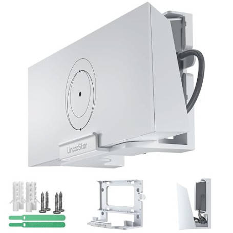 Support mural pour routeur Starlink Gen 3 et bloc d'alimentation LM-3C | Tout-en-un, compatible avec les routeurs Mesh V3 standa