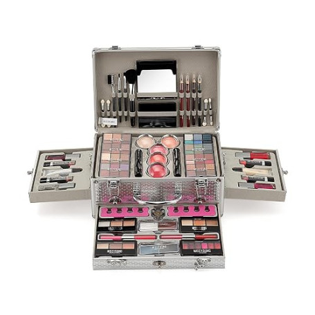 Kit de Maquillage Complet, FantasyDay Coffret de Maquillage Makeup Gift Set avec Ombres Paupières, Rouge à Lèvres, Pinceaux, Bât