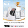 Masseur Dos et Cervicales, Masseur Shiatsu 3D, Masseur de Dos, Soulagement des Douleurs Musculaires pour le Cou, le Dos, les Jam