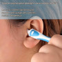 LifgWas Nettoyeur de Cire d'Oreille avec 16 Embouts de Remplacement - Dispositif de Nettoyage Auriculaire en Spirale 360° pour A