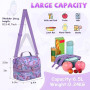 Chase Chic Sac Isotherme Repas Enfants, Sac à Déjeuner léger à double compartiment,Sac à lunch étanche avec Bandoulière Réglable