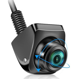 Vtopek Caméra Recul Voiture AHD 1080P: 8 Modes Sélectionnables en One-Key | 360° Rotation, OEM-Look, Discrète, Plug-Play, Grand