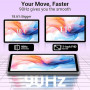 VELVDIVA Android 16 Tablette 11 Pouces Octa-Core 2.0GHz, 36Go RAM + 512Go ROM (2TB TF), 4G LTE/5G WiFi, Gemini AI, Widevine L1,