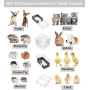 Langxun Bricolage avec Porte Petit Animal Pet Fence, Cage de Lapin, Cage de Cochon d'Inde, Chiot, Chaton Fence, intérieur ou ext