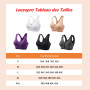 Leezepro Soutien-Gorge de Sport Post-opératoire Brassière Femme Zippée Avant Zipper Lingerie avec Coussinets Amovibles Push Up C