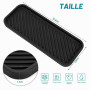 Chstarina 2 Pièces Organisateur D'évier Silicone Antidérapant Tapis Égouttoir à Vaisselle Résistant à la Chaleur Porte pour Savo