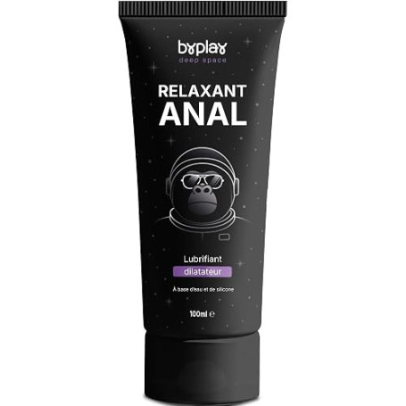 BYPLAY Lubrifiant Dilatateur Anal Relaxant Hybride, Gel Anal à l’Eau et Silicone Sexuel Couple Hydratant Sans Douleur Gel Intime