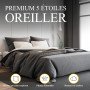 Oreiller 60x60 Plumes et Duvet Confort Oreillers Hôtel Coussin de Sommeil | Oreiller Plume 60x60, Coussins Hotellerie Luxe, Ergo