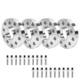 GEARMONSTER Lot de 4 élargisseurs de voie/entretoises de 15mm et 20mm LK: 100/5+112/5 NLB:57.1 avec 20 boulons de roue M14x1,5 4
