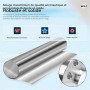 GEARMONSTER Lot de 4 élargisseurs de voie/entretoises de 15mm et 20mm LK: 100/5+112/5 NLB:57.1 avec 20 boulons de roue M14x1,5 4