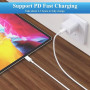 YLK 1M Cable USB C 60W Rapide pour Samsung Galaxy S26 S25 S24 S23 S22 S21 S20 S25+ S25 Ultra S24+ S24Ultra S23+ S23Ultra, A56 A5