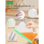 Ferenando 20 Pcs Sac Congelation Reutilisable 4 Tailles avec Support | (0.6-3.1L) Sacs de Congélation, Sacs de Rangement en sili