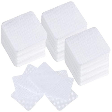 300 Pièces Coton Ongles Gel Non Pelucheux, lingettes non pelucheuses, tampons de polissage absorbants pour gel UV, tampons en co