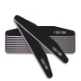 elzle 10 Limes à Ongles Pro 100/180 Double Face Lavables, Noir | Professionnelles Lavables Réutilisables, pour Manucure, Soin On