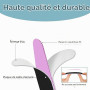 elzle 10 Limes à Ongles Pro 100/180 Double Face Lavables, Noir | Professionnelles Lavables Réutilisables, pour Manucure, Soin On
