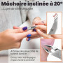 ZXfad 2pcs Coupe Cuticule Ongle, Pince à Cuticules en acier Inoxydable, Ciseaux à Cuticules, Outils pour les Ongles et la Pédicu