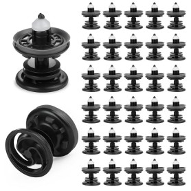 30 Pièces Clips de 7l6868243 Fixation, Weflay Voiture Plastique pour Garniture Agrafe Panneau de Porte Intérieure Compatibles av