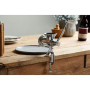 Hachoir à viande manuel Aluminium L 13 cm H 24 cm Avec manche en plastique Avec lame en fonte