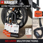 KRASER KR85L Antivol Moto Homologué SRA | Promo Model Plus Robust | U ø18mm Acier Cémenté, Double Verrouillage, 3 Clés Haute Séc