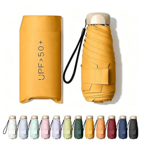 Maykafay Parapluie Pliant Compact Anti UV- Parapluie