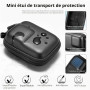 SYMIK étui de Transport pour DJI Osmo Action 6, Petit Sac de Transport, Capuchon d'objectif en Silicone, Film de Protection d'éc