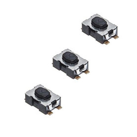 Lot de 3 micro boutons pour clé plip Peugeot et Citroën