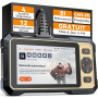 THINKCAR Valise Diagnostic Auto ThinkScan 662,Tests Actifs Bidirectionnels,4 Systèmes ABS SRS Transmission Moteur, 12 Réinitiali