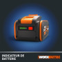 WORX Batterie PowerShare Pro 20V 4 Ah WA3644 | Batterie haute capacité compatible PowerShare 20V, 40V et 80V MAX pour plus d'aut