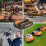 WORX Batterie PowerShare Pro 20V 4 Ah WA3644 | Batterie haute capacité compatible PowerShare 20V, 40V et 80V MAX pour plus d'aut