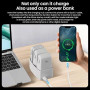 LKTOP Hub de charge parallèle à rabat de 65 W pour chargeur de batterie DJI Flip Drone, bloc d'alimentation USB-C ultra rapide,