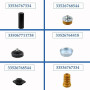 Amortisseur Arrière de Suspension Compatible avec | Série 1 Série 3 X1 E81 E82 E84 E87 E88 E90 E91 E92 E93 33506771737