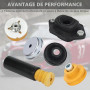 Amortisseur Arrière de Suspension Compatible avec | Série 1 Série 3 X1 E81 E82 E84 E87 E88 E90 E91 E92 E93 33506771737