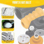 Amortisseur Arrière de Suspension Compatible avec Série 1 Série 3 X1 E81 E82 E84 E87 E88 E90 E91 E92 E93 33506771737 Kit de Répa