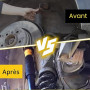 Amortisseur Arrière de Suspension Compatible avec Série 1 Série 3 X1 E81 E82 E84 E87 E88 E90 E91 E92 E93 33506771737 Kit de Répa