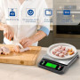 YBVXYV balance cuisine 40kg/1g Acier Inoxydable Avec 6 Unités Tare Fonction | Balance De Cuisine Professionnelle, Avec Pcs Fonct