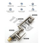 MIDINGCHAI Flexible Robinet Cuisine, Robinet Mitigeur Cuisine, Robinet Cuisine Douchette, Pivotant à 360° Mitigeur Evier en Acie