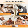 Vacuvia Masseur cellulite 4 en 1 - Appareil de massage sous vide avec 9 niveaux et chaleur, type C rechargeable, Gua Sha électri